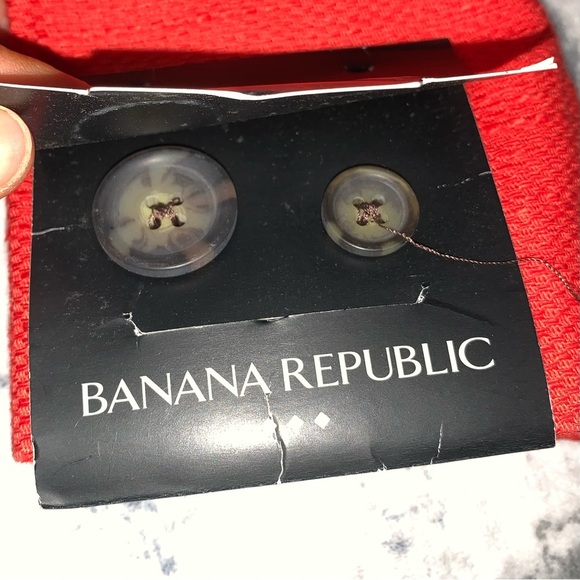 Banana Republic Red-Orange Linen Blend Blazer Jacket 2 - Picture 11 of 14